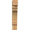 Ekena Millwork Olympic Block Rough Sawn Bracket, Western Red Cedar, 4"W x 16"D x 24"H BKT04X16X24OLY05RWR - alternate 2